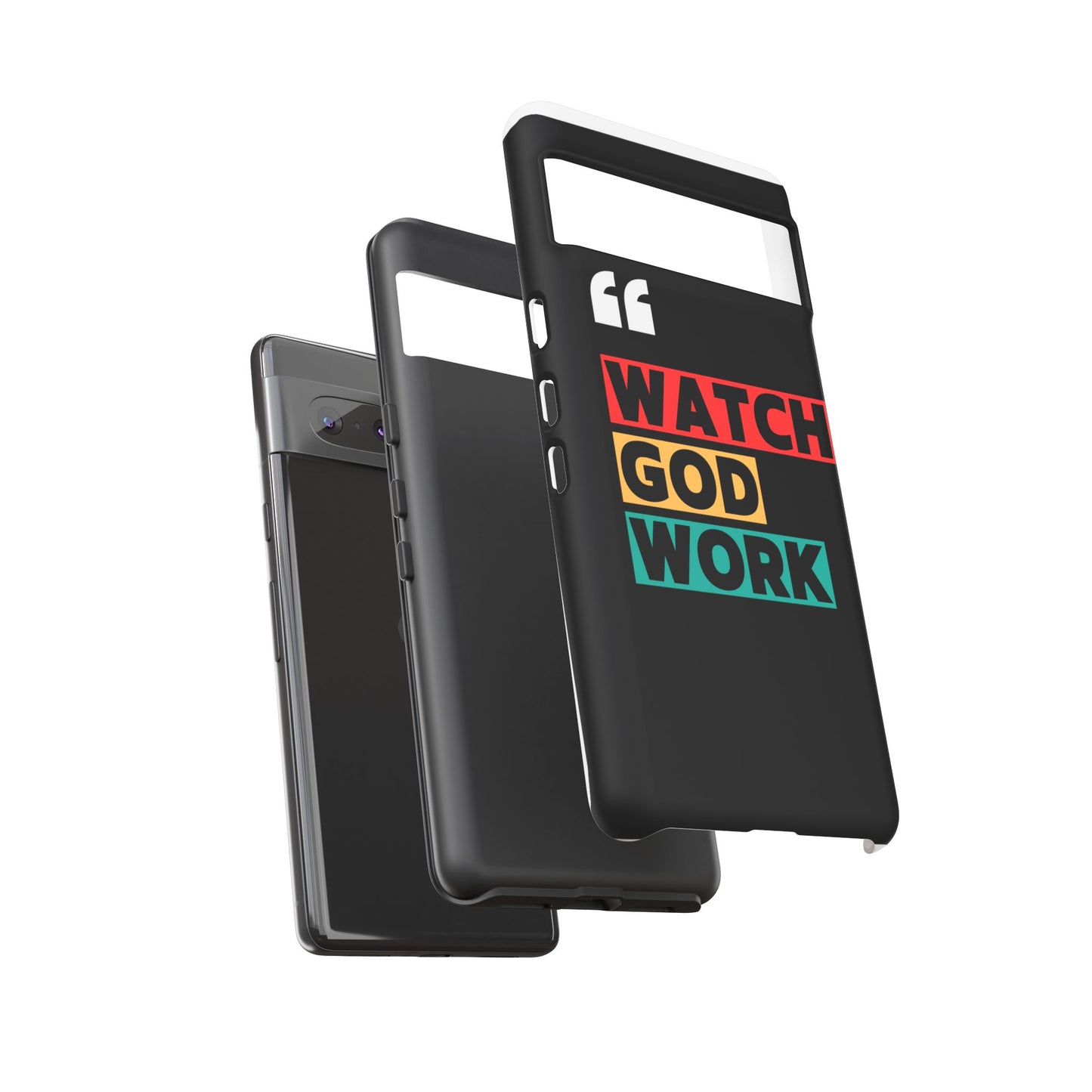 Watch God Work Phone Case | Inspirational Tough Cases for Motivation, Gift for Faith Lovers, Christian Accessories, Unique Phone Cover