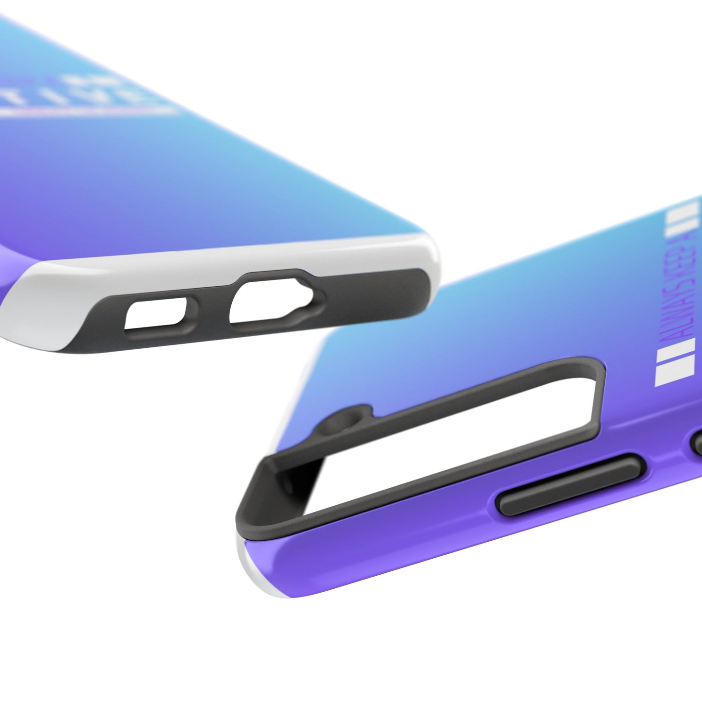 Positive Mindset Tough Phone Case, Motivational Phone Cover, Unique Phone Accessories, Gifts for Friends, Inspirational Designs