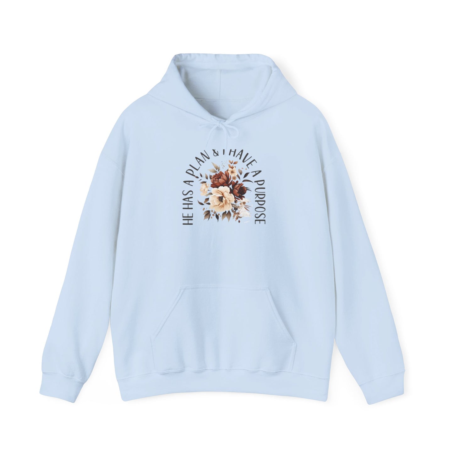 Inspirational Floral Hoodie | Cozy Unisex Sweatshirt for Every Season, Perfect for Gifts, Relaxing Days, Affirmation Apparel