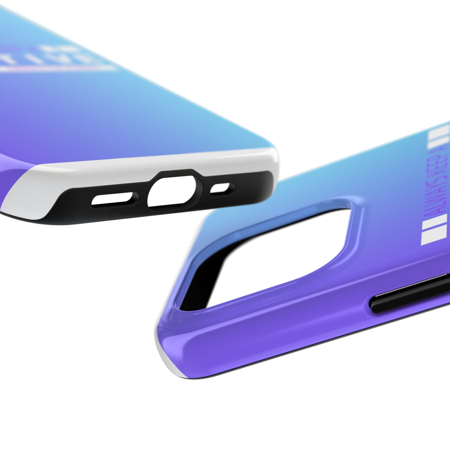 Positive Mindset Tough Phone Case, Motivational Phone Cover, Unique Phone Accessories, Gifts for Friends, Inspirational Designs