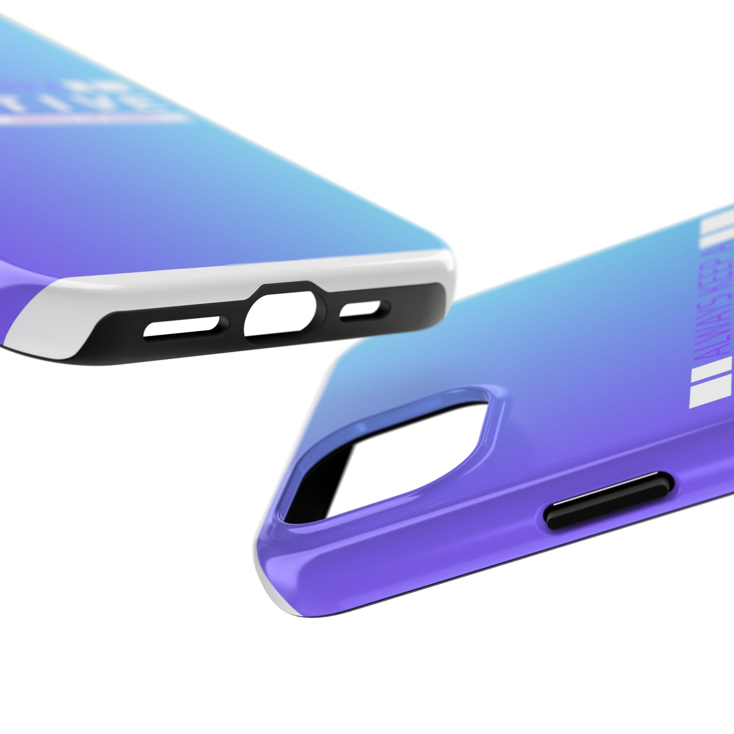 Positive Mindset Tough Phone Case, Motivational Phone Cover, Unique Phone Accessories, Gifts for Friends, Inspirational Designs