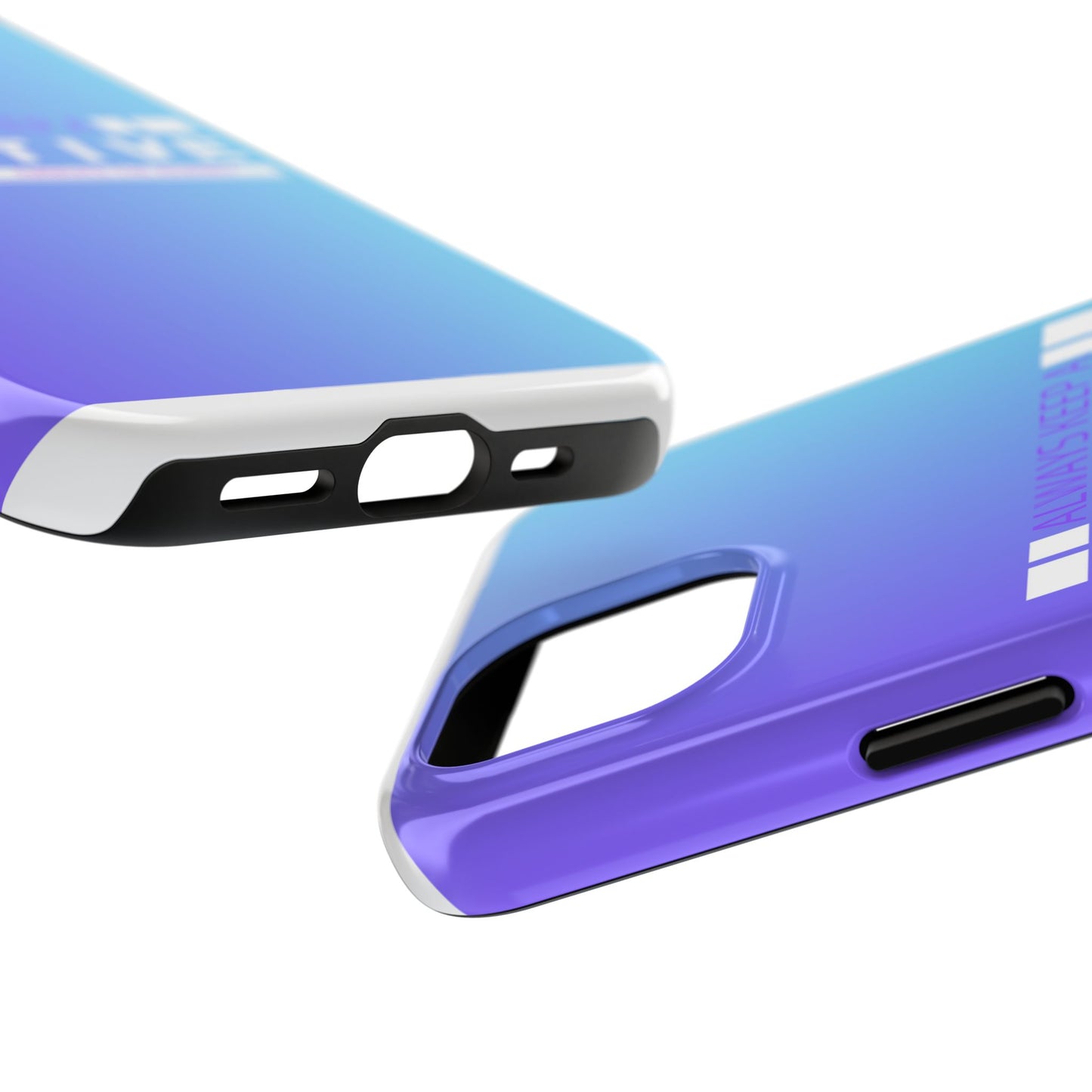 Positive Mindset Tough Phone Case, Motivational Phone Cover, Unique Phone Accessories, Gifts for Friends, Inspirational Designs