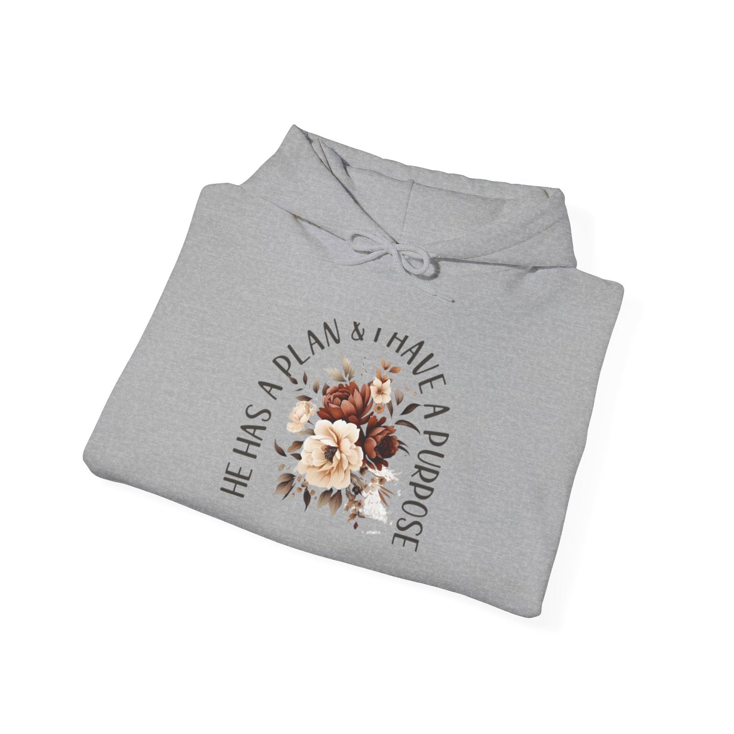 Inspirational Floral Hoodie | Cozy Unisex Sweatshirt for Every Season, Perfect for Gifts, Relaxing Days, Affirmation Apparel