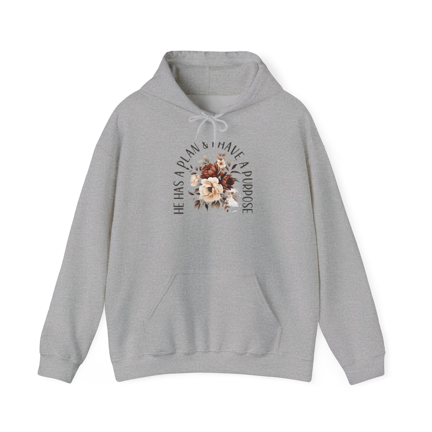 Inspirational Floral Hoodie | Cozy Unisex Sweatshirt for Every Season, Perfect for Gifts, Relaxing Days, Affirmation Apparel