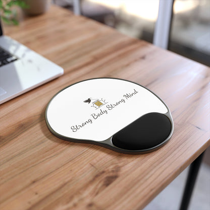 Ergonomic Mouse Pad with Wrist Rest, Motivational Desk Accessory, Perfect for Work and Study, Great Gift for Students and Professionals